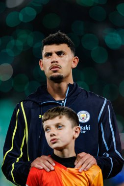 Matheus Nunes UEFA Şampiyonlar Ligi maçında Sporting CP ve Manchester City FC takımları arasında görüldü (Maciej Rogowski)