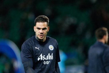 Ederson UEFA Şampiyonlar Ligi maçında Sporting CP ve Manchester City FC takımları arasında görüldü (Maciej Rogowski)