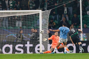 Viktor Gyokeres, UEFA Şampiyonlar Ligi maçında Manchester City FC (Maciej Rogowski)