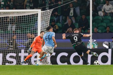 Viktor Gyokeres, UEFA Şampiyonlar Ligi maçında Manchester City FC (Maciej Rogowski)