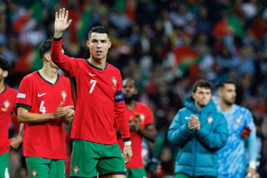 Cristiano Ronaldo, UEFA Uluslar Ligi maçında Portekiz ve Polonya milli takımları arasında Estadio do Dragao 'da görüldü (Maciej Rogowski)