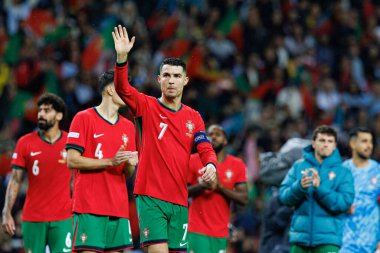 Cristiano Ronaldo, UEFA Uluslar Ligi maçında Portekiz ve Polonya milli takımları arasında Estadio do Dragao 'da görüldü (Maciej Rogowski)