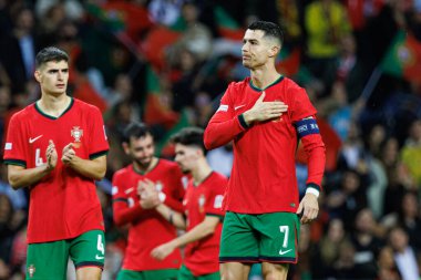 Cristiano Ronaldo, UEFA Uluslar Ligi maçında Portekiz ve Polonya milli takımları arasında Estadio do Dragao 'da görüldü (Maciej Rogowski)