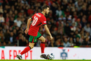 Portekiz ve Polonya milli takımları arasında Estadio do Dragao 'da oynanan UEFA Uluslar Ligi maçında Bernardo Silva görüldü (Maciej Rogowski)