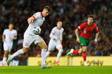 Krzysztof Piatek, UEFA Uluslar Ligi maçında Portekiz ve Polonya milli takımları arasında Estadio do Dragao 'da (Maciej Rogowski)