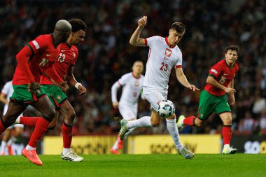 Krzysztof Piatek, UEFA Uluslar Ligi maçında Portekiz ve Polonya milli takımları arasında Estadio do Dragao 'da (Maciej Rogowski)