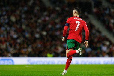 Cristiano Ronaldo, UEFA Uluslar Ligi maçında Portekiz ve Polonya milli takımları arasında Estadio do Dragao 'da görüldü (Maciej Rogowski)