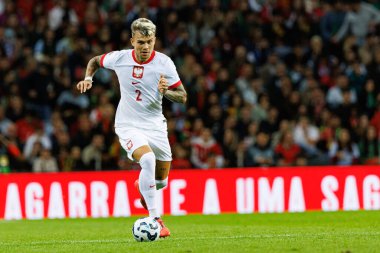 Kamil Piatkowski, UEFA Uluslar Ligi maçında Portekiz ve Polonya milli takımları arasında Estadio do Dragao 'da görüldü (Maciej Rogowski)