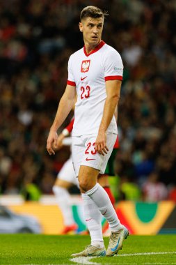 Krzysztof Piatek, UEFA Uluslar Ligi maçında Portekiz ve Polonya milli takımları arasında Estadio do Dragao 'da (Maciej Rogowski)