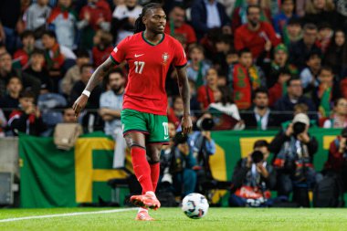 Portekiz ve Polonya milli takımları arasında Estadio do Dragao 'da oynanan UEFA Uluslar Ligi maçında Rafael Leao görüldü (Maciej Rogowski)