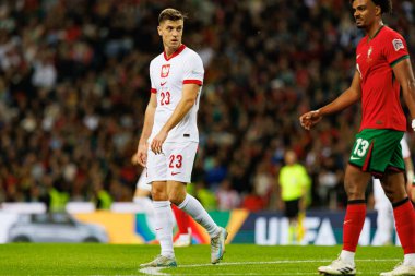 Krzysztof Piatek, UEFA Uluslar Ligi maçında Portekiz ve Polonya milli takımları arasında Estadio do Dragao 'da (Maciej Rogowski)