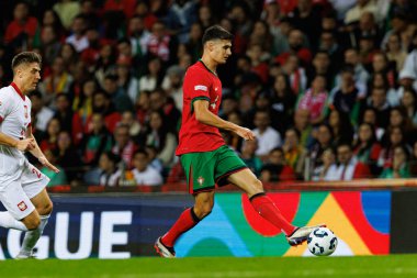 Antonio Silva, UEFA Uluslar Ligi maçında Portekiz ve Polonya milli takımları arasında Estadio do Dragao 'da görüldü (Maciej Rogowski)