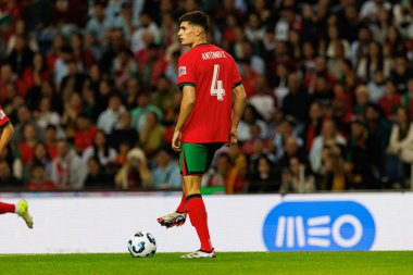 Antonio Silva, UEFA Uluslar Ligi maçında Portekiz ve Polonya milli takımları arasında Estadio do Dragao 'da görüldü (Maciej Rogowski)