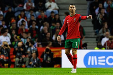 Cristiano Ronaldo, UEFA Uluslar Ligi maçında Portekiz ve Polonya milli takımları arasında Estadio do Dragao 'da görüldü (Maciej Rogowski)