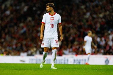 Bartosz Bereszynski, Portekiz ve Polonya milli takımları arasında Estadio do Dragao 'da oynanan UEFA Uluslar Ligi maçında görüldü (Maciej Rogowski)