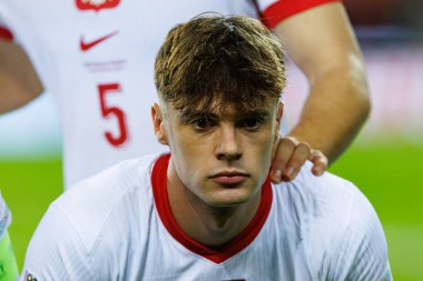 Nicola Zalewski, Portekiz ve Polonya milli takımları arasında Estadio do Dragao 'da oynanan UEFA Uluslar Ligi maçında görüldü (Maciej Rogowski)