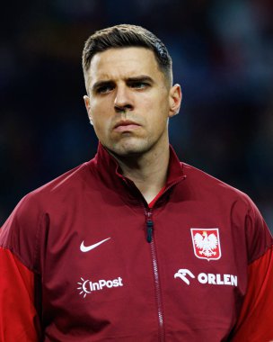 Jan Bednarek, UEFA Uluslar Ligi maçında Portekiz ve Polonya milli takımları arasında Estadio do Dragao 'da görüldü (Maciej Rogowski)