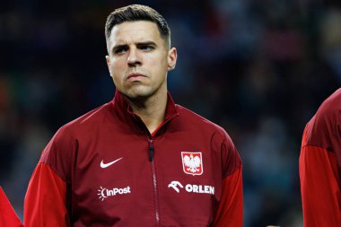 Jan Bednarek, UEFA Uluslar Ligi maçında Portekiz ve Polonya milli takımları arasında Estadio do Dragao 'da görüldü (Maciej Rogowski)