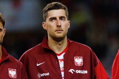 Portekiz ve Polonya milli takımları arasında Estadio do Dragao 'da oynanan UEFA Uluslar Ligi maçında görülen Taras Romanczuk (Maciej Rogowski)