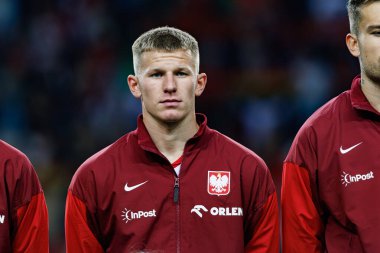 Mateusz Bogusz, UEFA Uluslar Ligi maçında Portekiz ve Polonya milli takımları arasında Estadio do Dragao 'da görüldü (Maciej Rogowski)