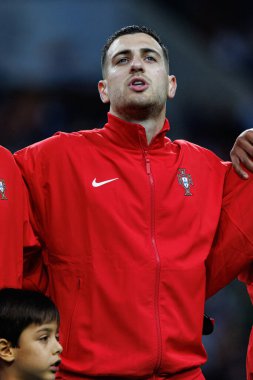Portekiz ve Polonya milli takımları arasında Estadio do Dragao 'da oynanan UEFA Uluslar Ligi maçında görülen Diogo Dalot (Maciej Rogowski)