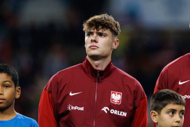 Nicola Zalewski, Portekiz ve Polonya milli takımları arasında Estadio do Dragao 'da oynanan UEFA Uluslar Ligi maçında görüldü (Maciej Rogowski)