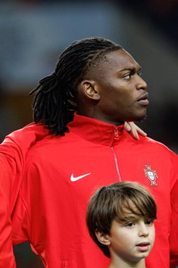 Portekiz ve Polonya milli takımları arasında Estadio do Dragao 'da oynanan UEFA Uluslar Ligi maçında Rafael Leao görüldü (Maciej Rogowski)