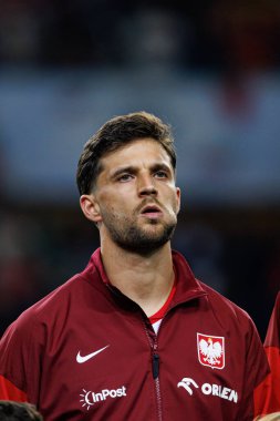 Bartosz Bereszynski, Portekiz ve Polonya milli takımları arasında Estadio do Dragao 'da oynanan UEFA Uluslar Ligi maçında görüldü (Maciej Rogowski)