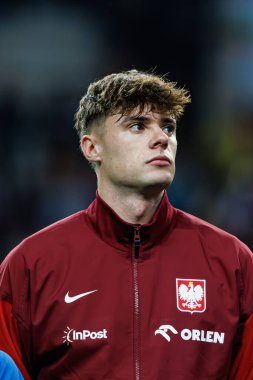 Nicola Zalewski, Portekiz ve Polonya milli takımları arasında Estadio do Dragao 'da oynanan UEFA Uluslar Ligi maçında görüldü (Maciej Rogowski)