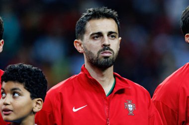 Portekiz ve Polonya milli takımları arasında Estadio do Dragao 'da oynanan UEFA Uluslar Ligi maçında Bernardo Silva görüldü (Maciej Rogowski)