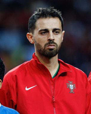 Portekiz ve Polonya milli takımları arasında Estadio do Dragao 'da oynanan UEFA Uluslar Ligi maçında Bernardo Silva görüldü (Maciej Rogowski)