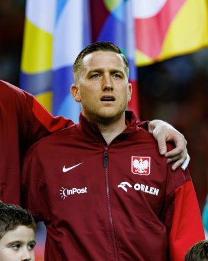 Piotr Zielinski, UEFA Uluslar Ligi maçında Portekiz ve Polonya milli takımları arasında Estadio do Dragao 'da görüldü (Maciej Rogowski)