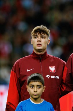 Nicola Zalewski, Portekiz ve Polonya milli takımları arasında Estadio do Dragao 'da oynanan UEFA Uluslar Ligi maçında görüldü (Maciej Rogowski)