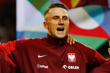 Marcin Bulka, UEFA Uluslar Ligi maçında Portekiz ve Polonya milli takımları arasında Estadio do Dragao 'da görüldü (Maciej Rogowski)