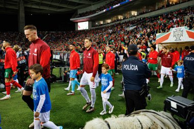 Jan Bednarek, UEFA Uluslar Ligi maçında Portekiz ve Polonya milli takımları arasında Estadio do Dragao 'da görüldü (Maciej Rogowski)