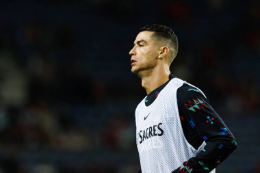 Cristiano Ronaldo, UEFA Uluslar Ligi maçında Portekiz ve Polonya milli takımları arasında Estadio do Dragao 'da görüldü (Maciej Rogowski)