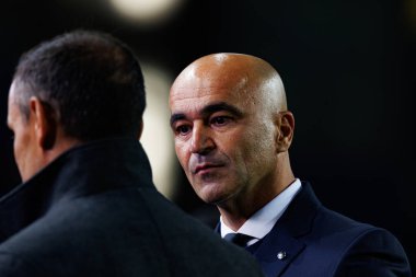 Roberto Martinez, Portekiz ve Polonya milli takımları arasında Estadio do Dragao 'da oynanan UEFA Uluslar Ligi maçında görüldü (Maciej Rogowski)