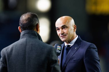 Roberto Martinez, Portekiz ve Polonya milli takımları arasında Estadio do Dragao 'da oynanan UEFA Uluslar Ligi maçında görüldü (Maciej Rogowski)