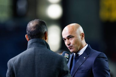 Roberto Martinez, Portekiz ve Polonya milli takımları arasında Estadio do Dragao 'da oynanan UEFA Uluslar Ligi maçında görüldü (Maciej Rogowski)