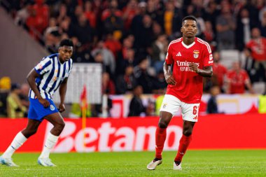 Florentino Luis, Liga Portekiz maçında SL Benfica ve FC Porto takımları arasında Estadio Da Luz 'da görüldü (Maciej Rogowski)