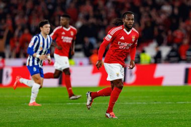 Liga Portekiz maçı sırasında Estadio Da Luz 'da SL Benfica ve FC Porto takımları arasında Renato Sanches görüldü (Maciej Rogowski)