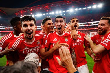 Angel Di Maria, Liga Portekiz maçında SL Benfica ve FC Porto takımları arasında Estadio Da Luz 'da (Maciej Rogowski)