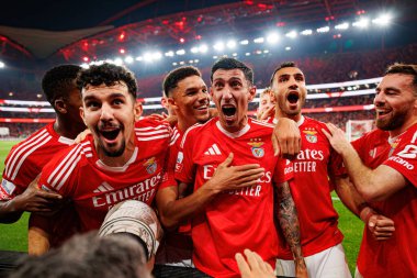 Angel Di Maria, Liga Portekiz maçında SL Benfica ve FC Porto takımları arasında Estadio Da Luz 'da (Maciej Rogowski)