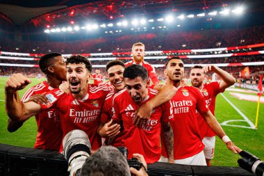 Angel Di Maria, Liga Portekiz maçında SL Benfica ve FC Porto takımları arasında Estadio Da Luz 'da (Maciej Rogowski)