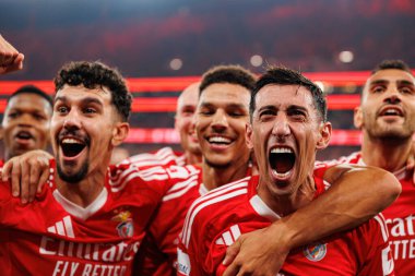 Angel Di Maria, Liga Portekiz maçında SL Benfica ve FC Porto takımları arasında Estadio Da Luz 'da (Maciej Rogowski)