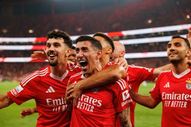 Angel Di Maria, Liga Portekiz maçında SL Benfica ve FC Porto takımları arasında Estadio Da Luz 'da (Maciej Rogowski)