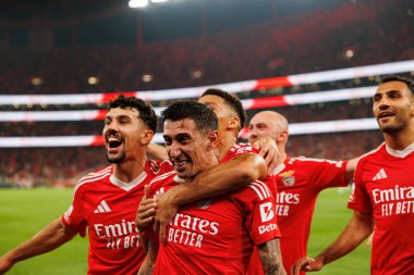Angel Di Maria, Liga Portekiz maçında SL Benfica ve FC Porto takımları arasında Estadio Da Luz 'da (Maciej Rogowski)