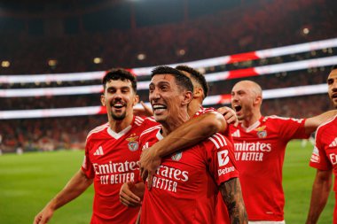 Angel Di Maria, Liga Portekiz maçında SL Benfica ve FC Porto takımları arasında Estadio Da Luz 'da (Maciej Rogowski)