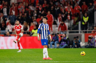 Pepe, Liga Portekiz maçı sırasında Estadio Da Luz 'da SL Benfica ve FC Porto takımları arasında görüldü (Maciej Rogowski)