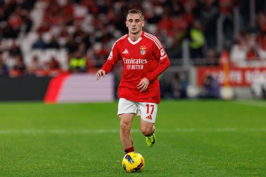 Kerem Akturkoglu, Liga Portekiz maçı sırasında Estadio Da Luz 'da SL Benfica ve FC Porto takımları arasında görüldü (Maciej Rogowski)